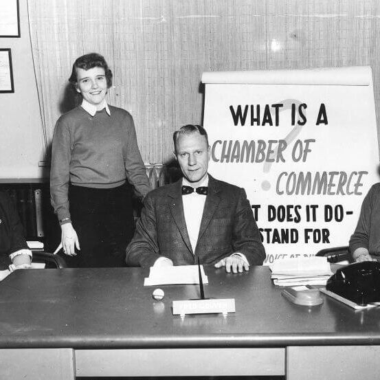 vintage chamber meeting